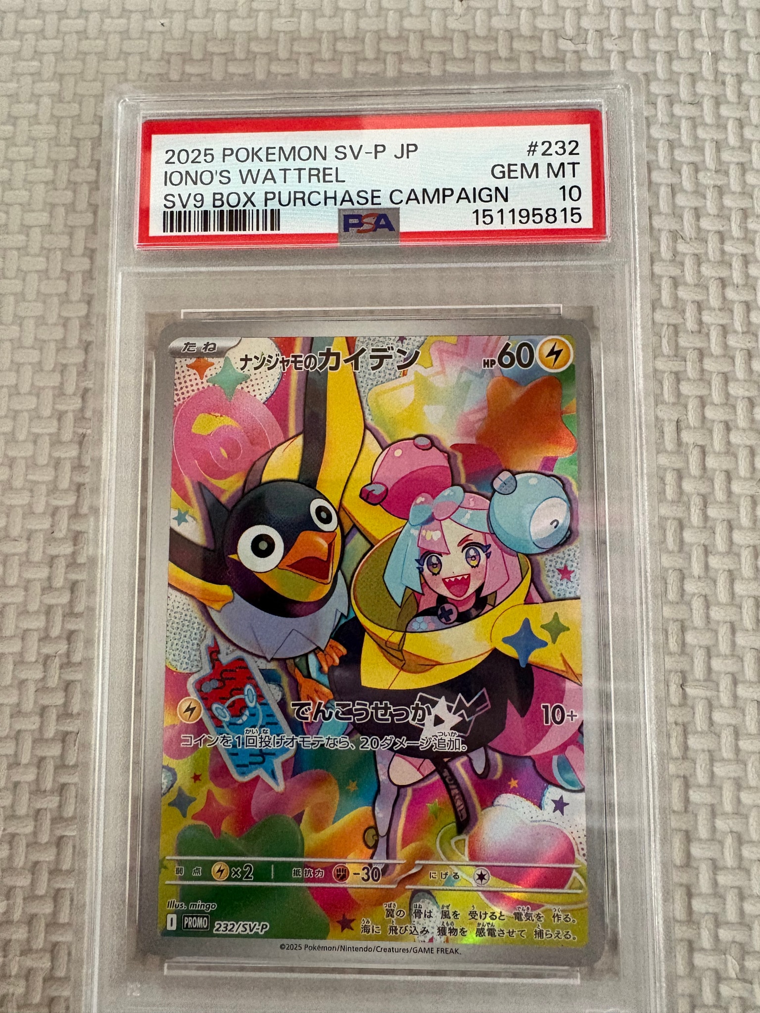 ナンジャモのカイデン P [SV-P 232](プロモーションカード「拡張パック