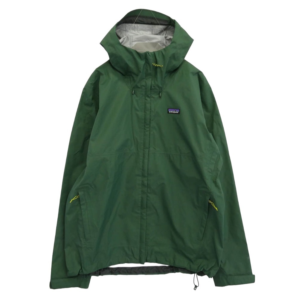 patagonia パタゴニア ジャケット 22AW 85240 TORRENTSHELL JAKET トレント シェル ナイロン ジャケット グリーン系 L【中古】