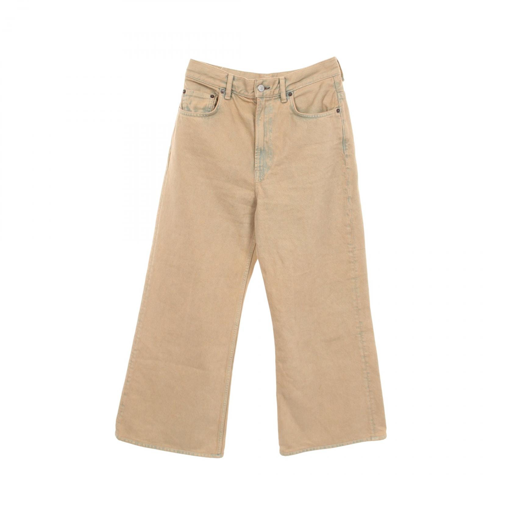 アクネストゥディオズ ACNE STUDIOS INDIGOSAND リラックスフィットジーンズ デニムパンツ 衣料品 ボトムス コットン メンズ ベージュ系 【中古】