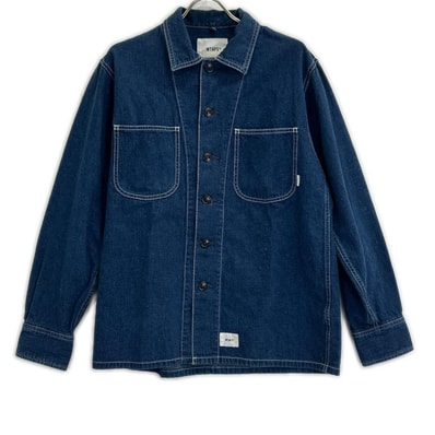 ダブルタップス 20SS MINE LS/SHIRT.COTTON.DENIM 201BRDT-SHM03 マイン ロングスリーブ シャツ 1