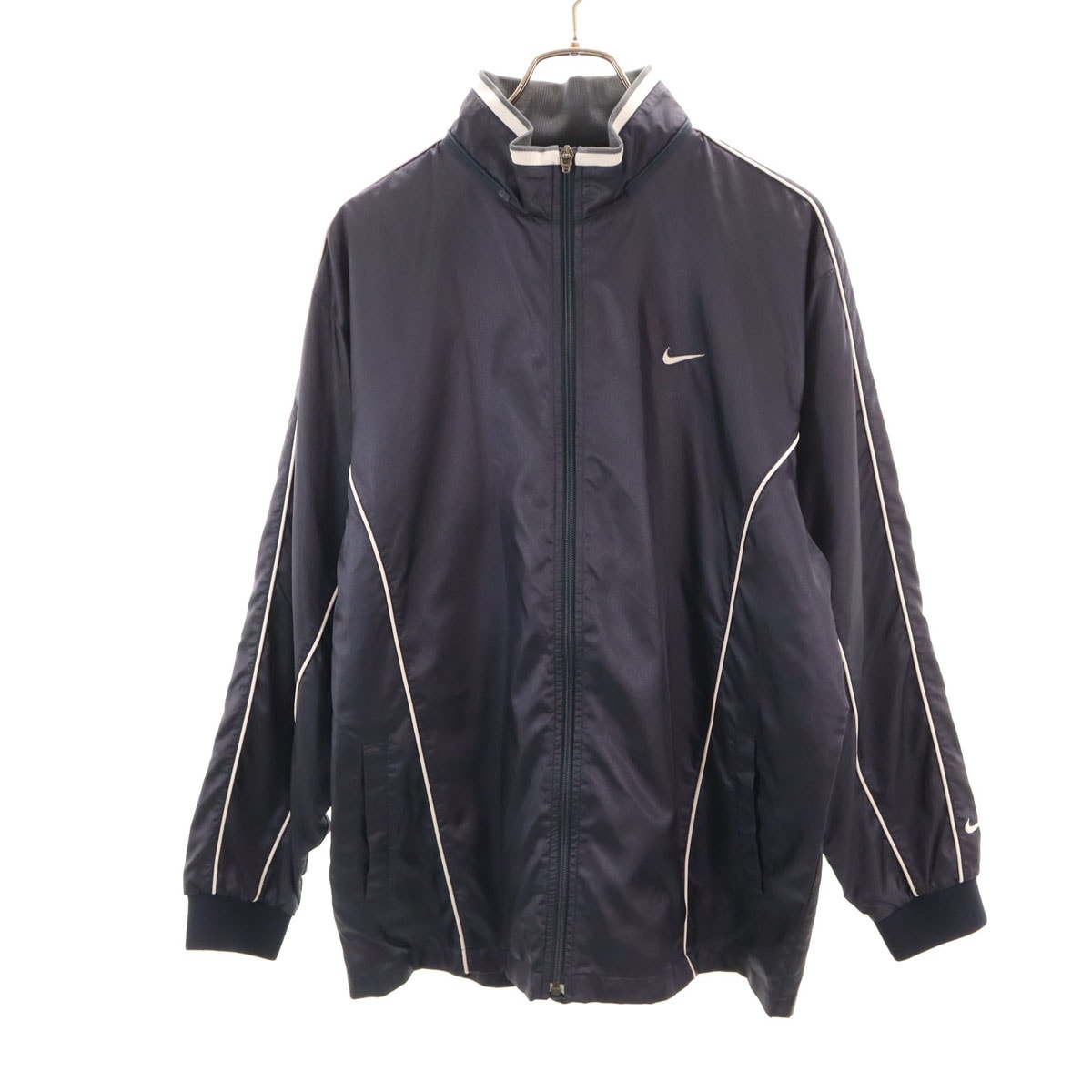 NIKE ナイキ トレーニング ジップジャケット L ネイビー 裏メッシュ
