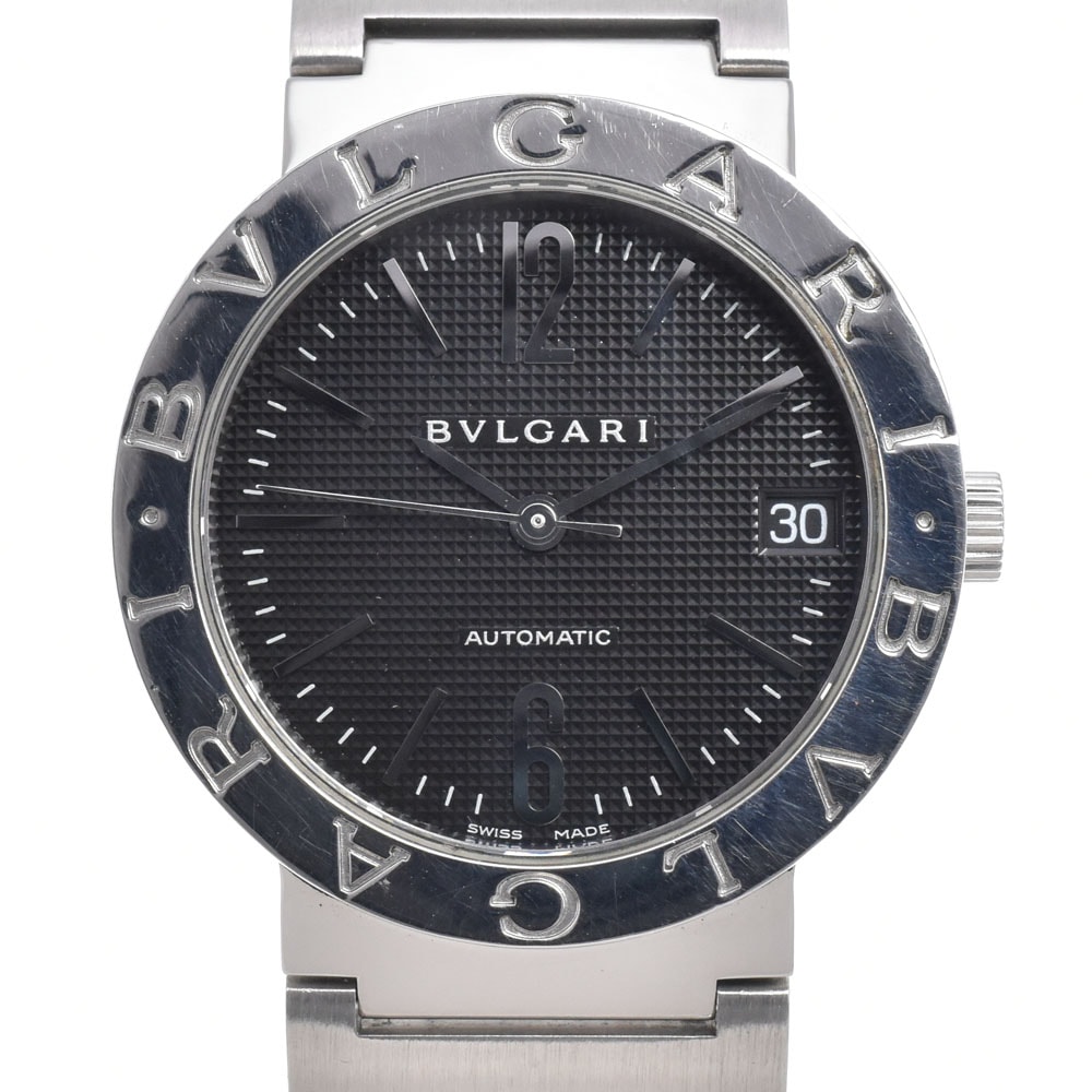 ブルガリ BVLGARI BB33SS ブルガリ・ブルガリ ブラック 自動巻き メンズ 良品 腕時計 D#148860