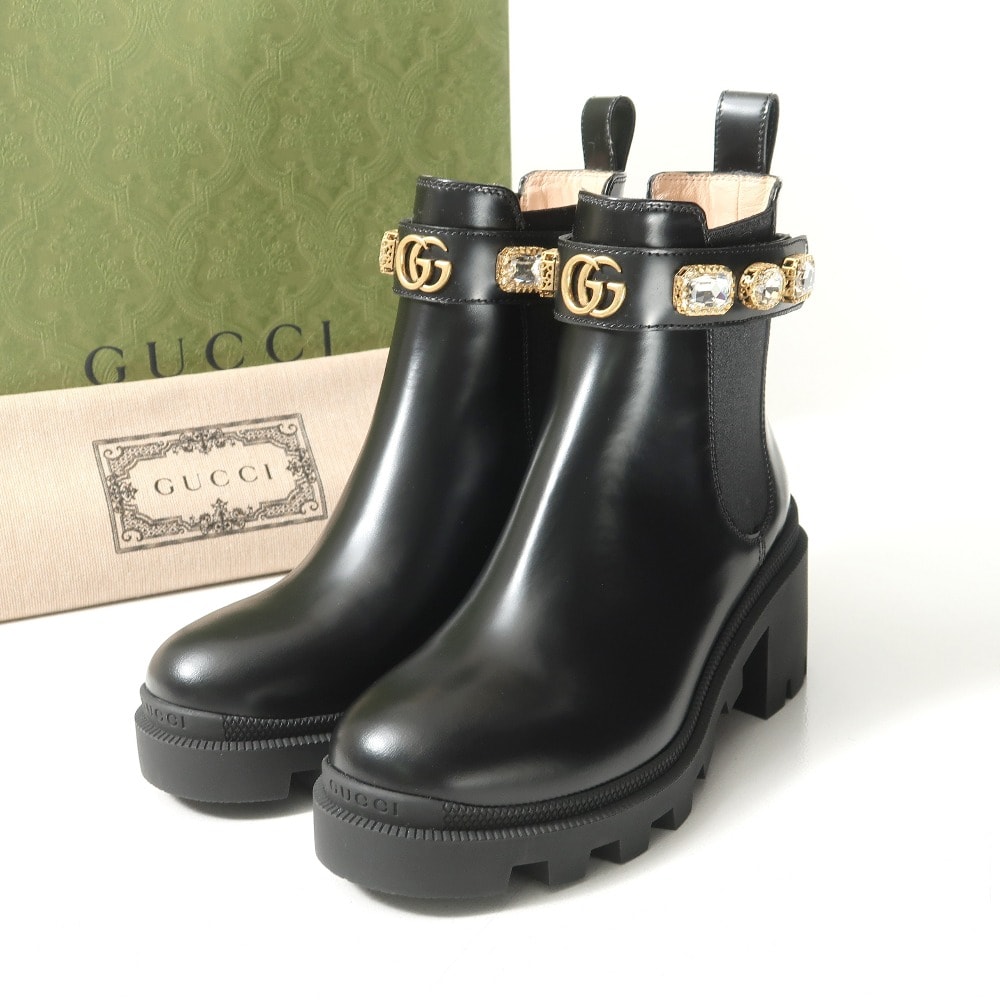新品・未使用(ワケあり)】□未使用品□GUCCI グッチ ブーツ サイズ35 1