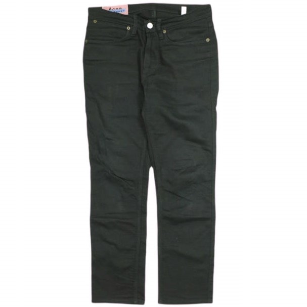 Acne Studios Bla Konst アクネ ストゥディオズ ブロコンスト イタリア製 5ポケットスキニーデニムパンツ 1152-343-0194 28 ブラック ジップフライ ジーンズ ボトムス g24242