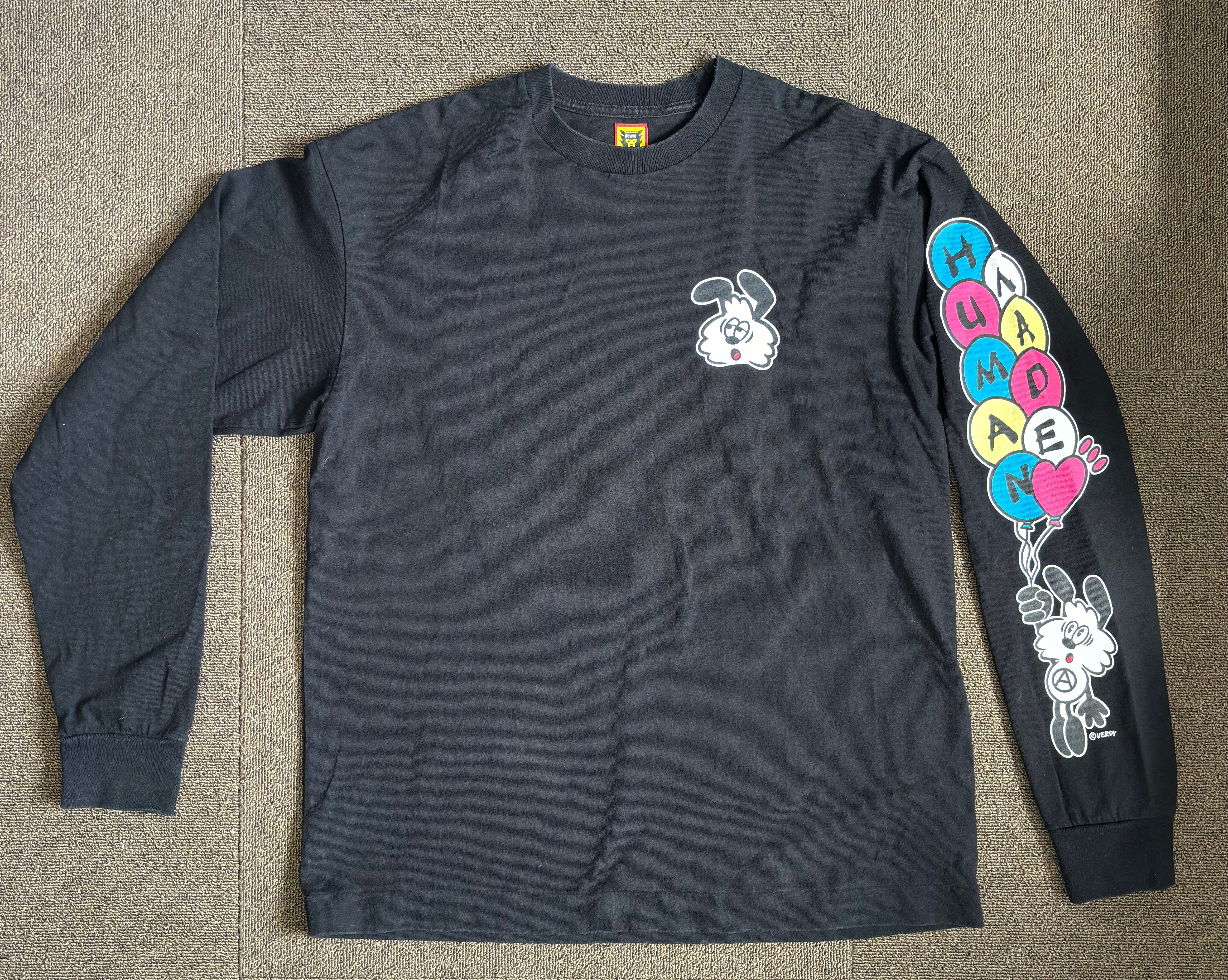 HUMAN MADE VICK LONG SLEEVE T-SHIRT "Black"