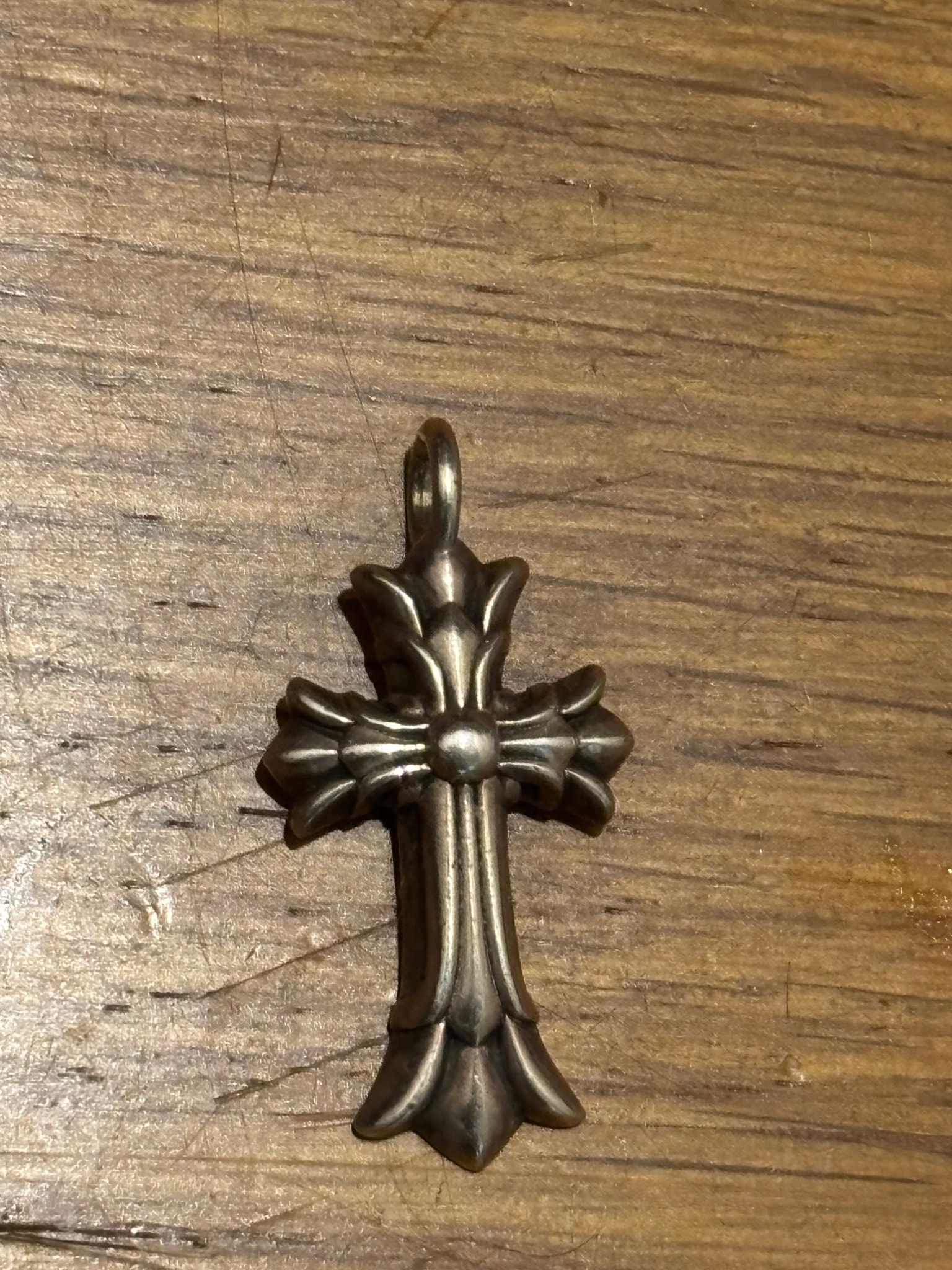 Chrome Hearts Double CH Cross Charm "Silver"