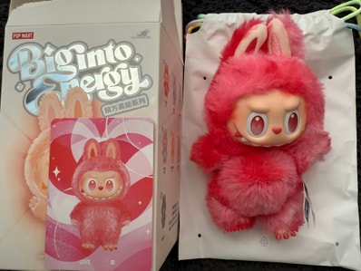 POP MART THE MONSTERS (LABUBU) Big into Energy Series Plush Pendant LOVE