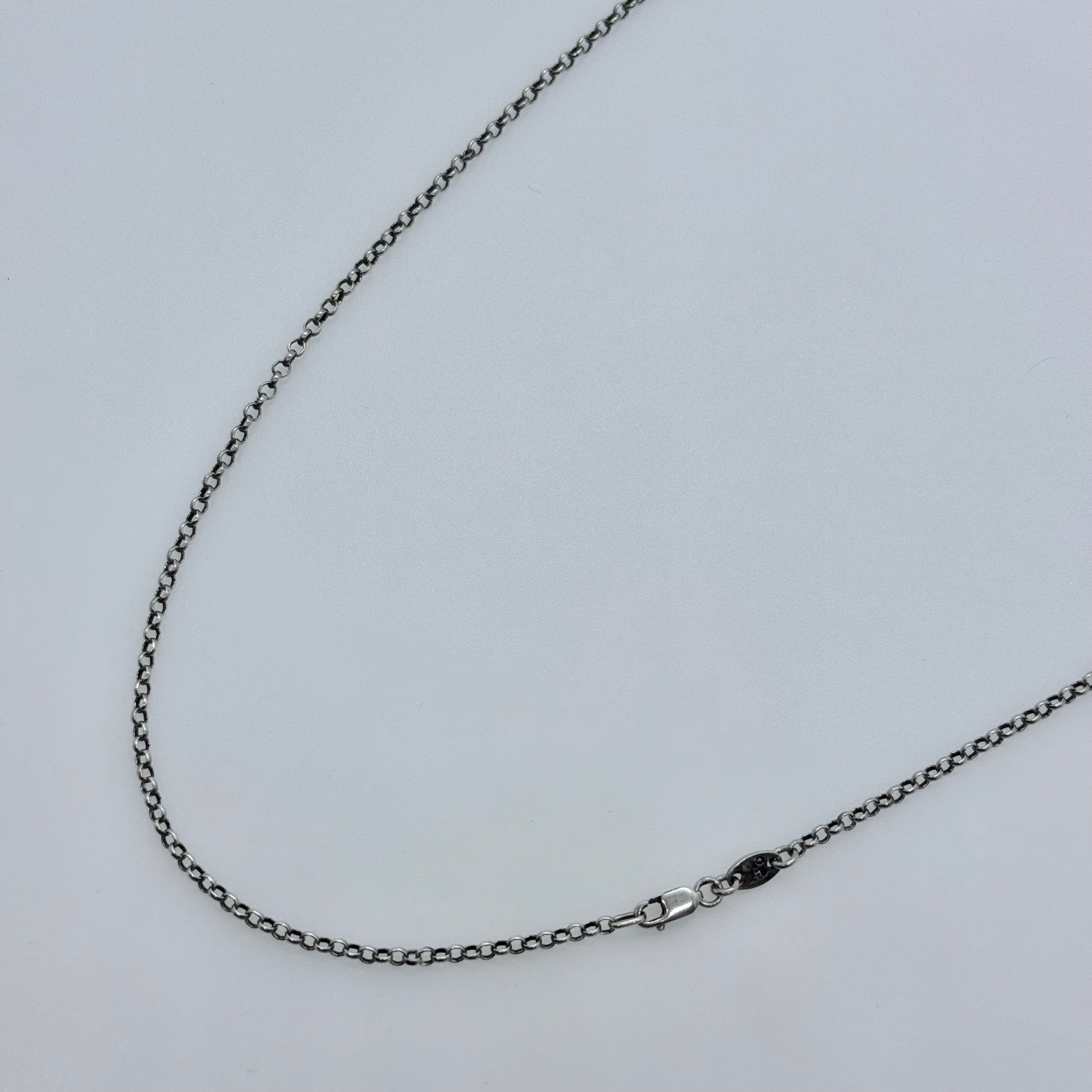 Chrome Hearts Roll Chain Necklace "Silver"