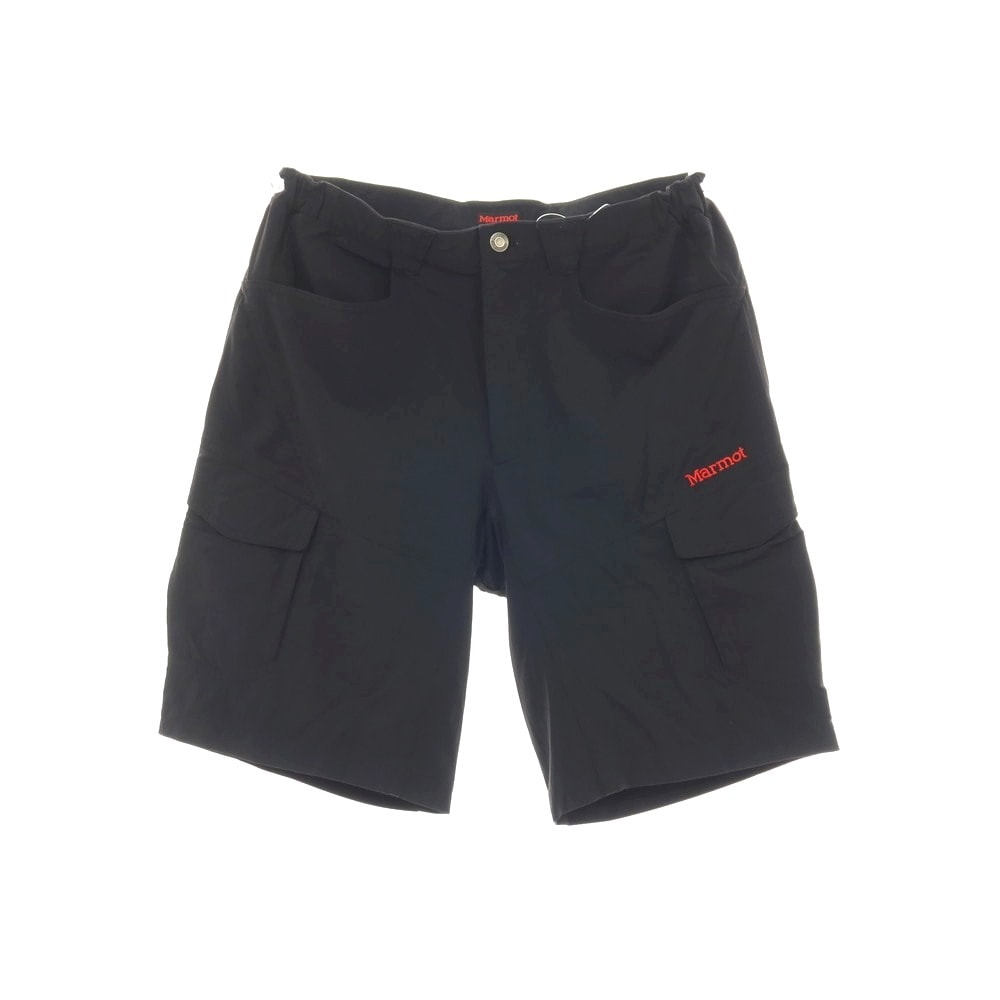 【中古】マーモット MARMOT ストレッチ ナイロン ショートパンツ ブラック【サイズL】【メンズ】