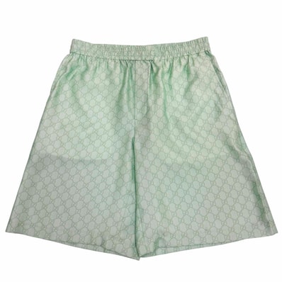 極美品 グッチ ヒグチユウコ ショートパンツ ライトグリーン 48 864050