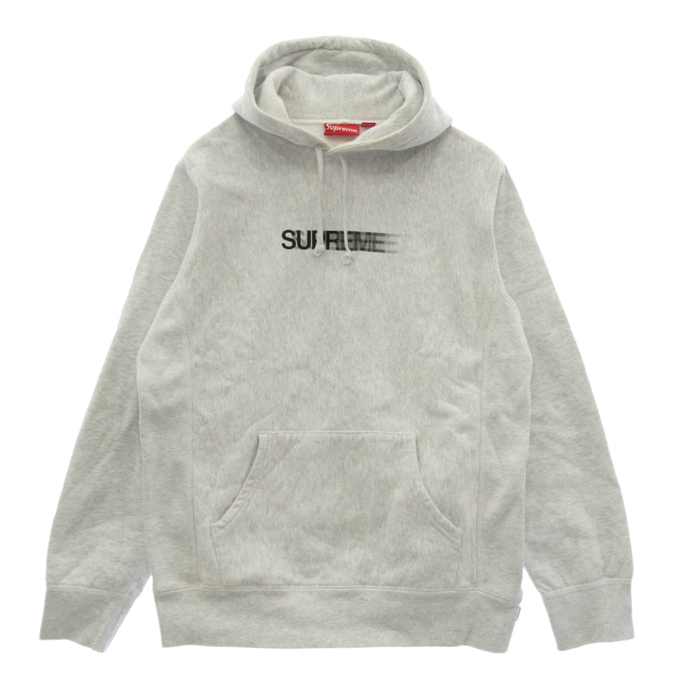 Supreme シュプリーム パーカー 20SS Motion Logo Hooded Sweatshirt モーション ロゴ フーデッド スウェット シャツ プルオーバー パーカー  グレー系 M【中古】