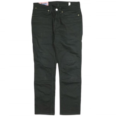 Acne Studios Bla Konst アクネ ストゥディオズ ブロコンスト イタリア製 5ポケットスキニーデニムパンツ 1152-343-0194 28 ブラック ジップフライ ジーンズ ボトムス g24242