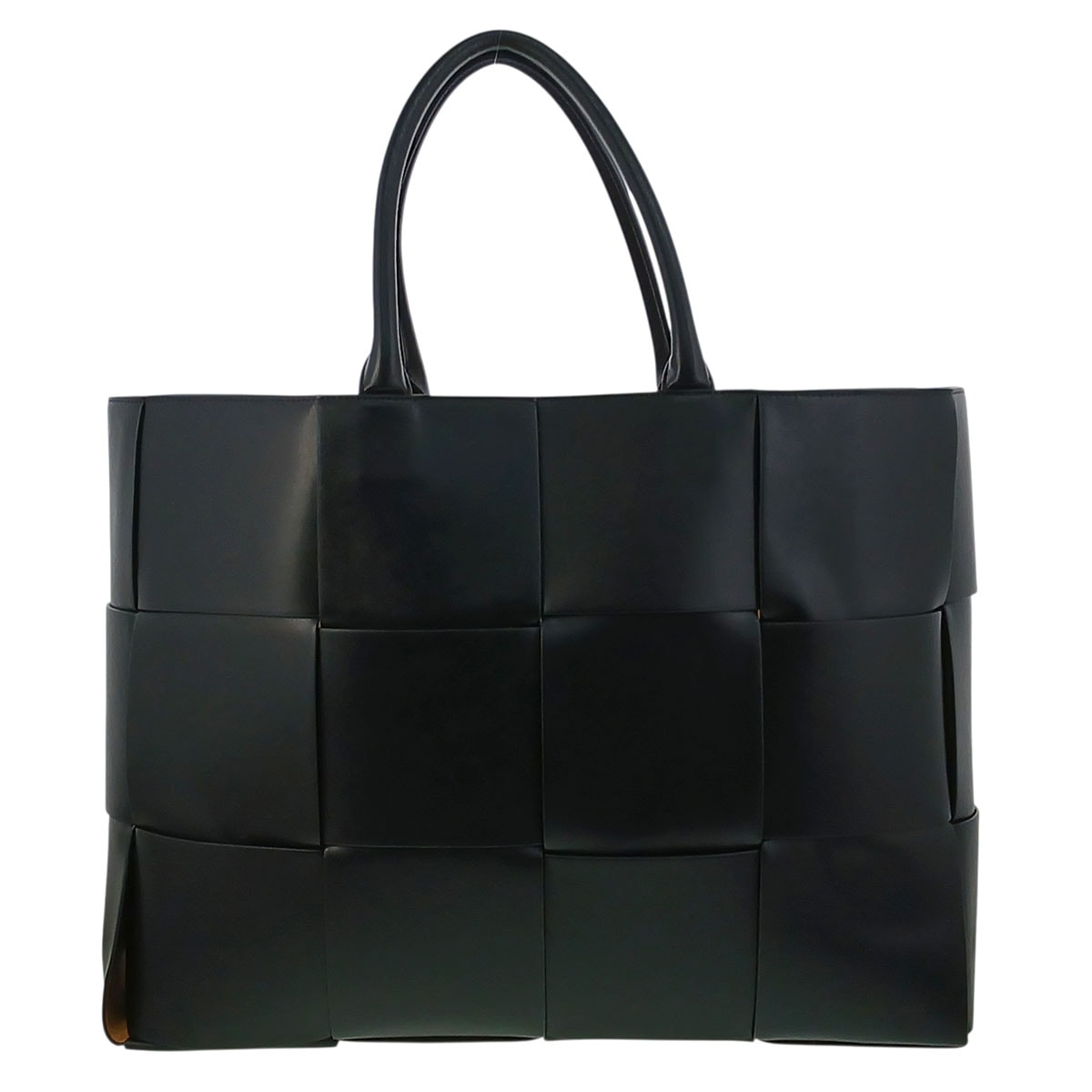 BOTTEGAVENETA ボッテガヴェネタ ラージ アルコ トートバッグ レザー ブラック  メンズ【中古】