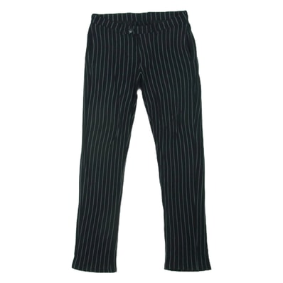 HYSTERIC GLAMOUR ヒステリックグラマー パンツ ストライプ パンツ レーヨン シルク 日本製 ブラック系 グレー系 S【中古】