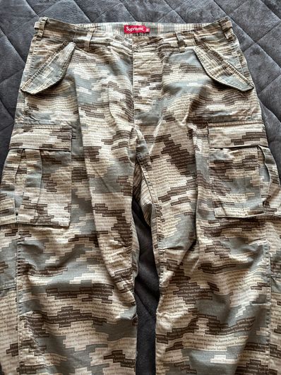 Supreme Cargo Pant "Tan Camo"(21SS)
