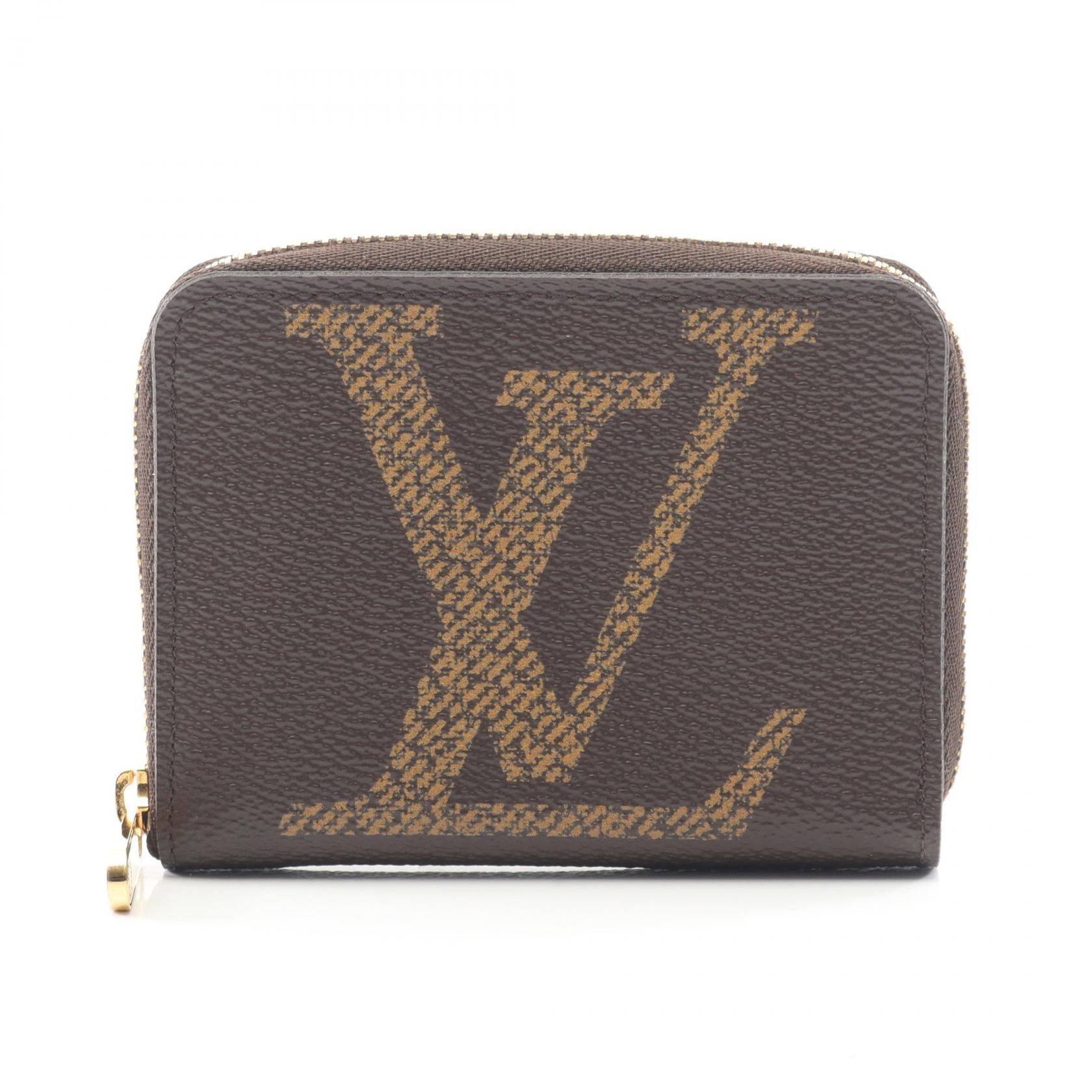 ルイ・ヴィトン LOUIS VUITTON ジッピー コインパース モノグラムジャイアント コインケース 財布 PVC レディース ブラウン系 M69354 【中古】