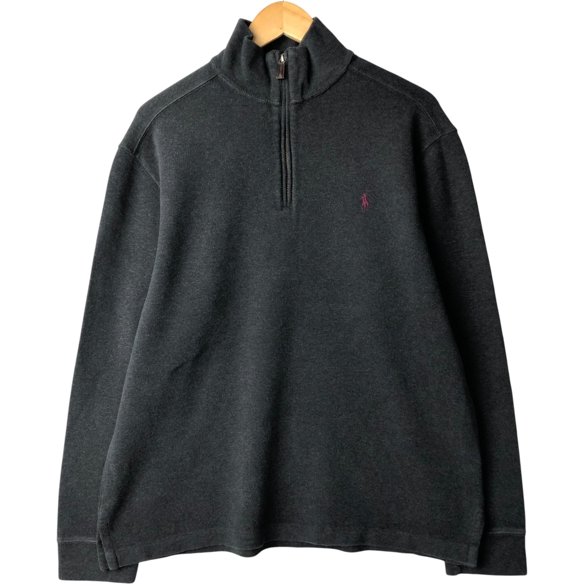 古着 ラルフローレン Ralph Lauren POLO by Ralph Lauren ハーフジップスウェットシャツ トレーナー メンズL相当/eaa590204
