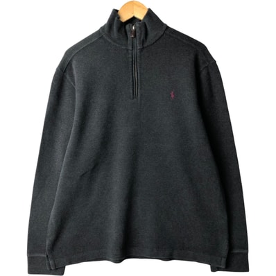 古着 ラルフローレン Ralph Lauren POLO by Ralph Lauren ハーフジップスウェットシャツ トレーナー メンズL相当/eaa590204