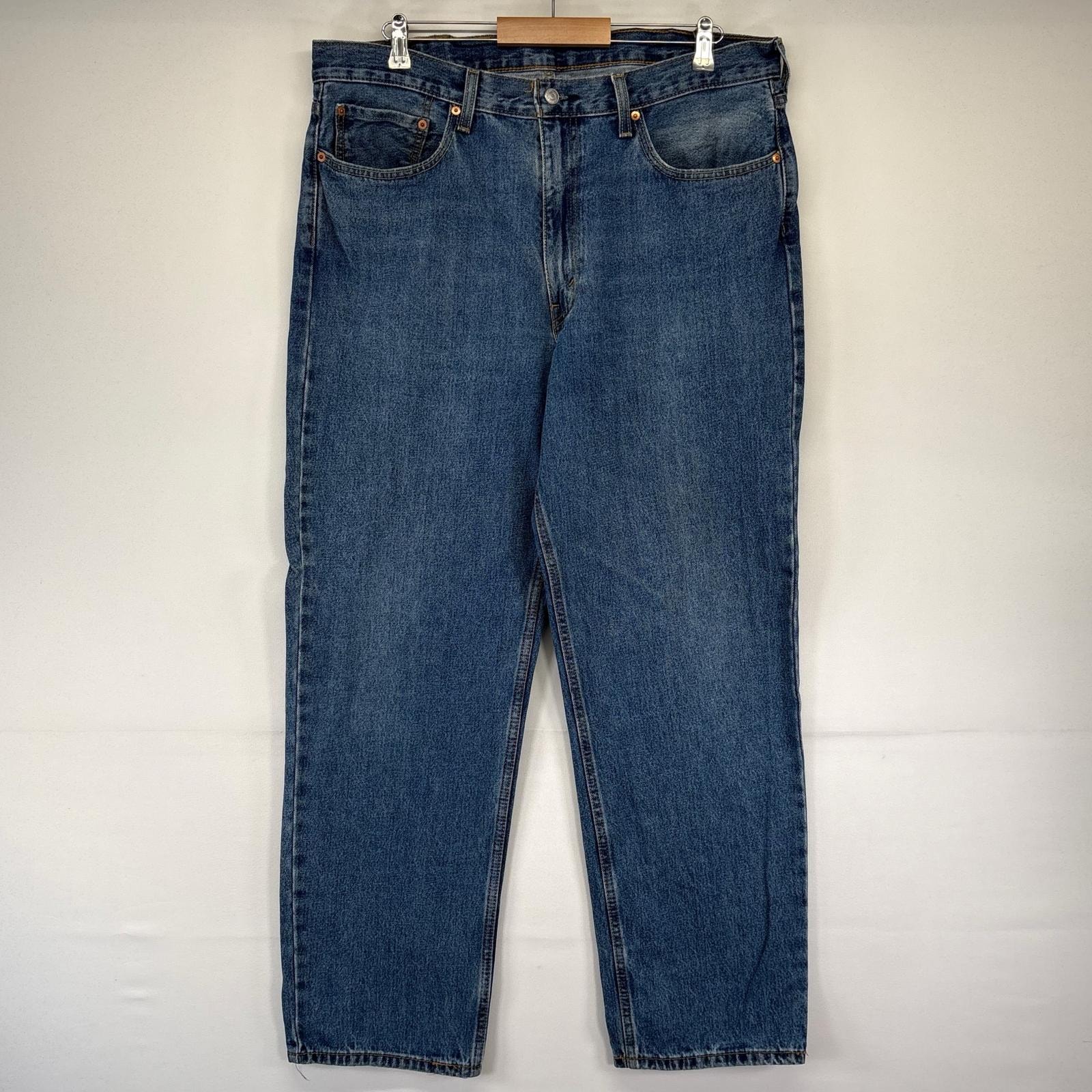 古着 リーバイス Levi's デニム パンツ 550 テーパード ジーパン バギー 大きいサイズ W38×L32  ブルー系 メンズ