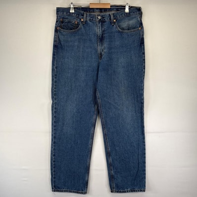 古着 リーバイス Levi's デニム パンツ 550 テーパード ジーパン バギー 大きいサイズ W38×L32 ブルー系 メンズ