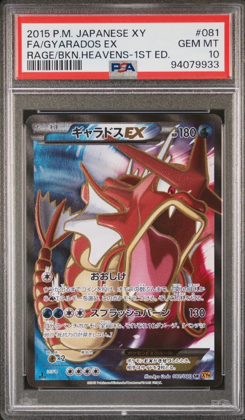 ギャラドスEX SR :1ED [XY9 081/080](拡張パック「破天の怒り」)の新品