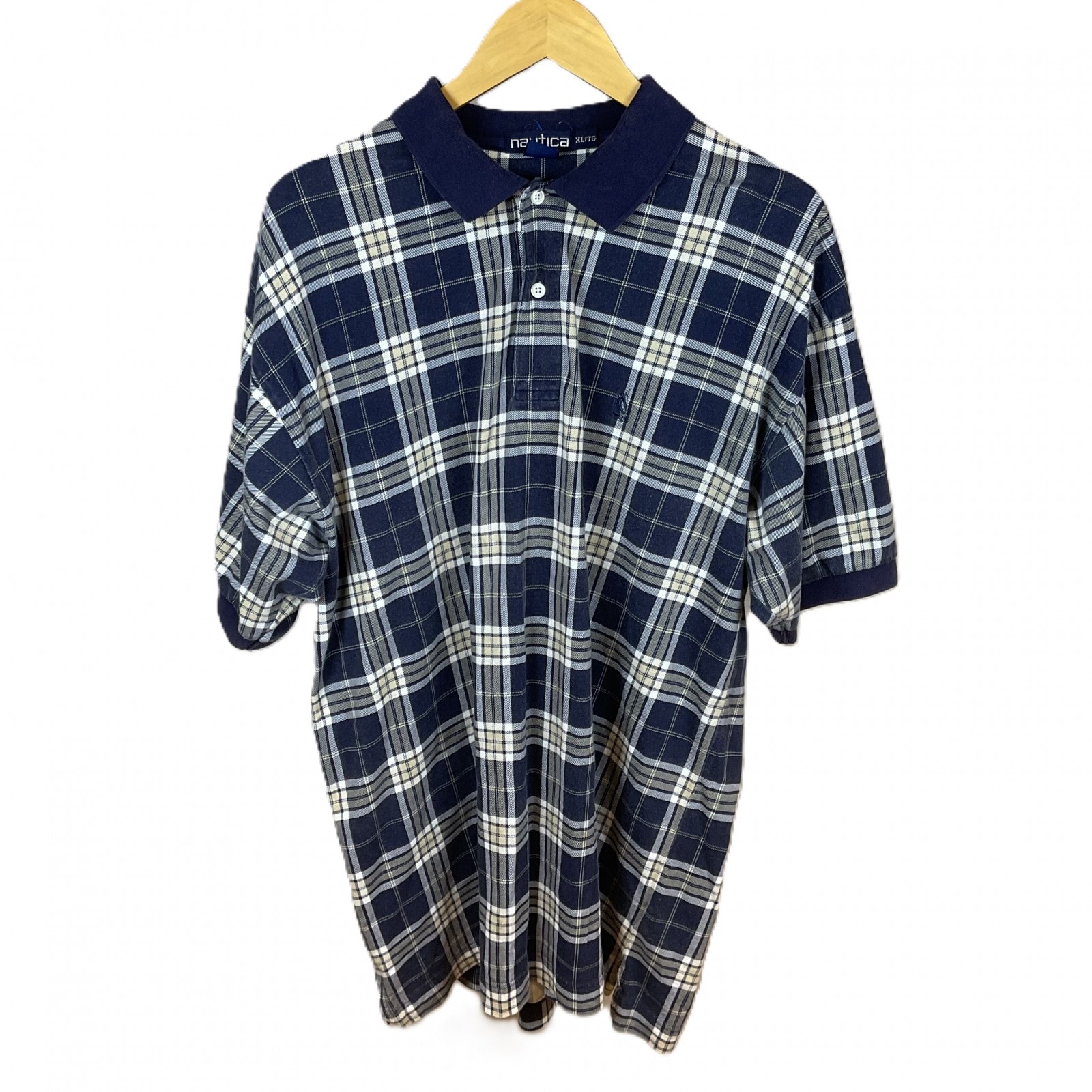 nautica【ノーティカ】 ポロシャツ チェック柄 XL