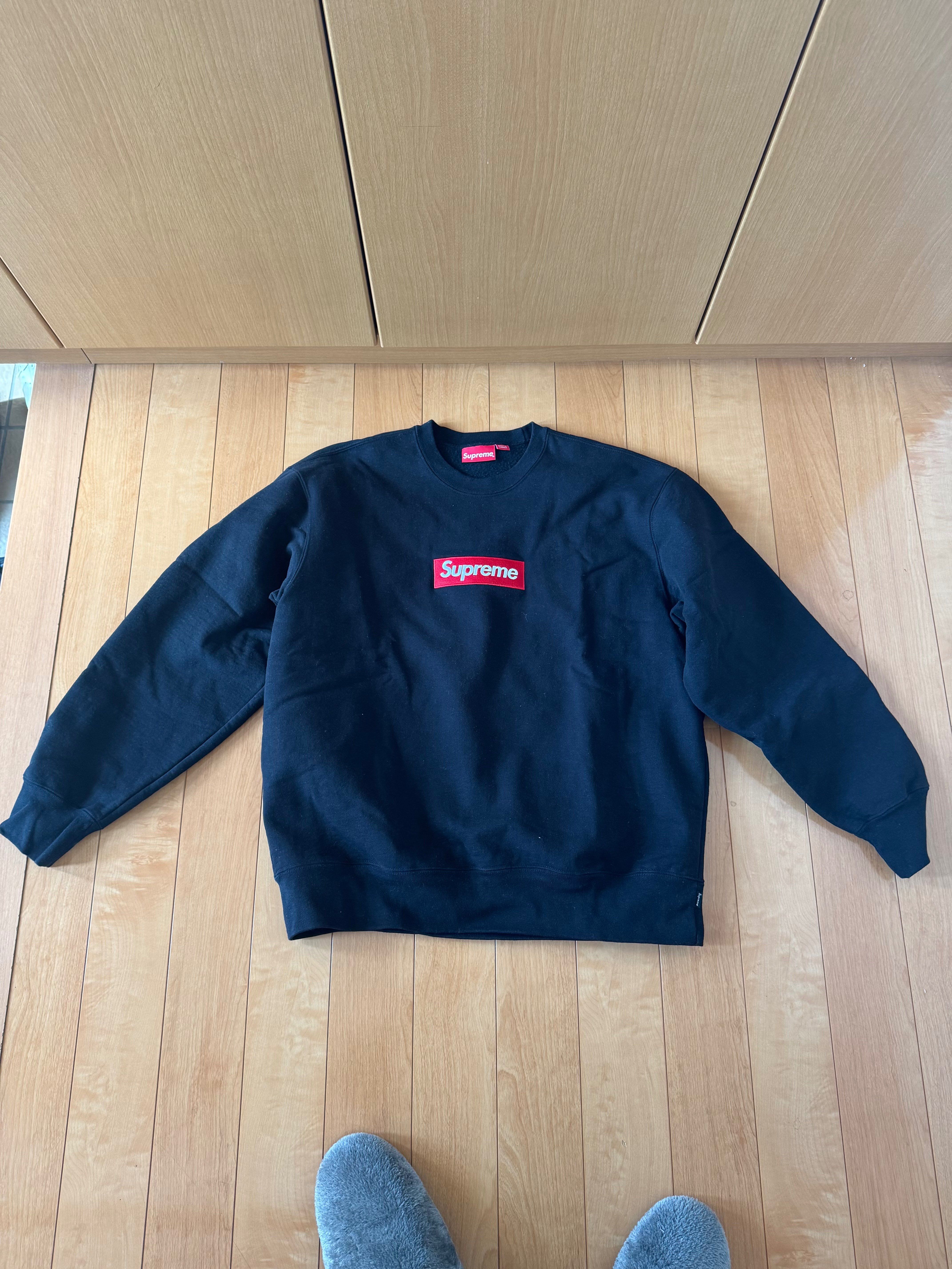Supreme Box Logo Crewneck "Black" (22FW)