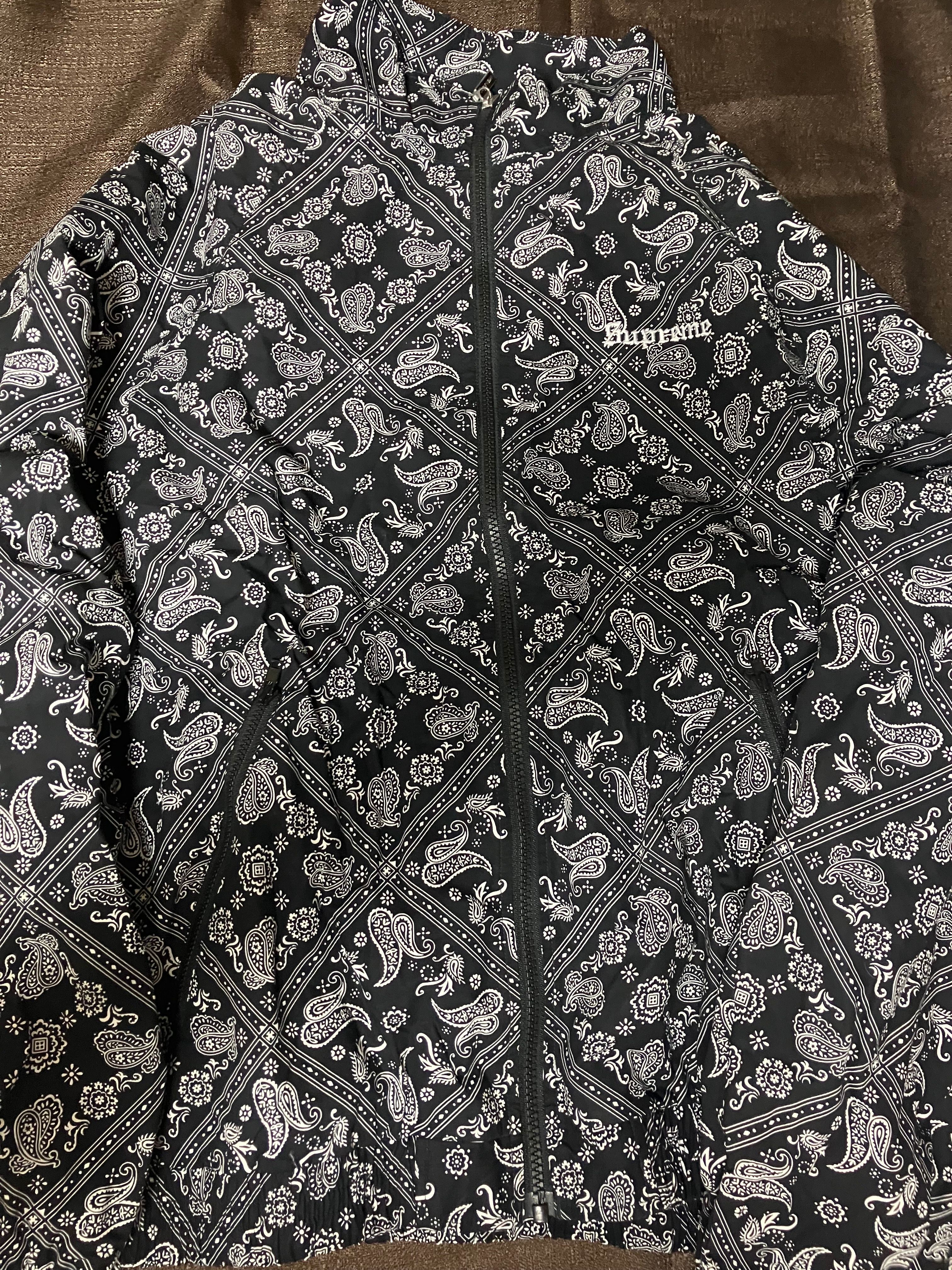Supreme Bandana Track Jacket "Black"