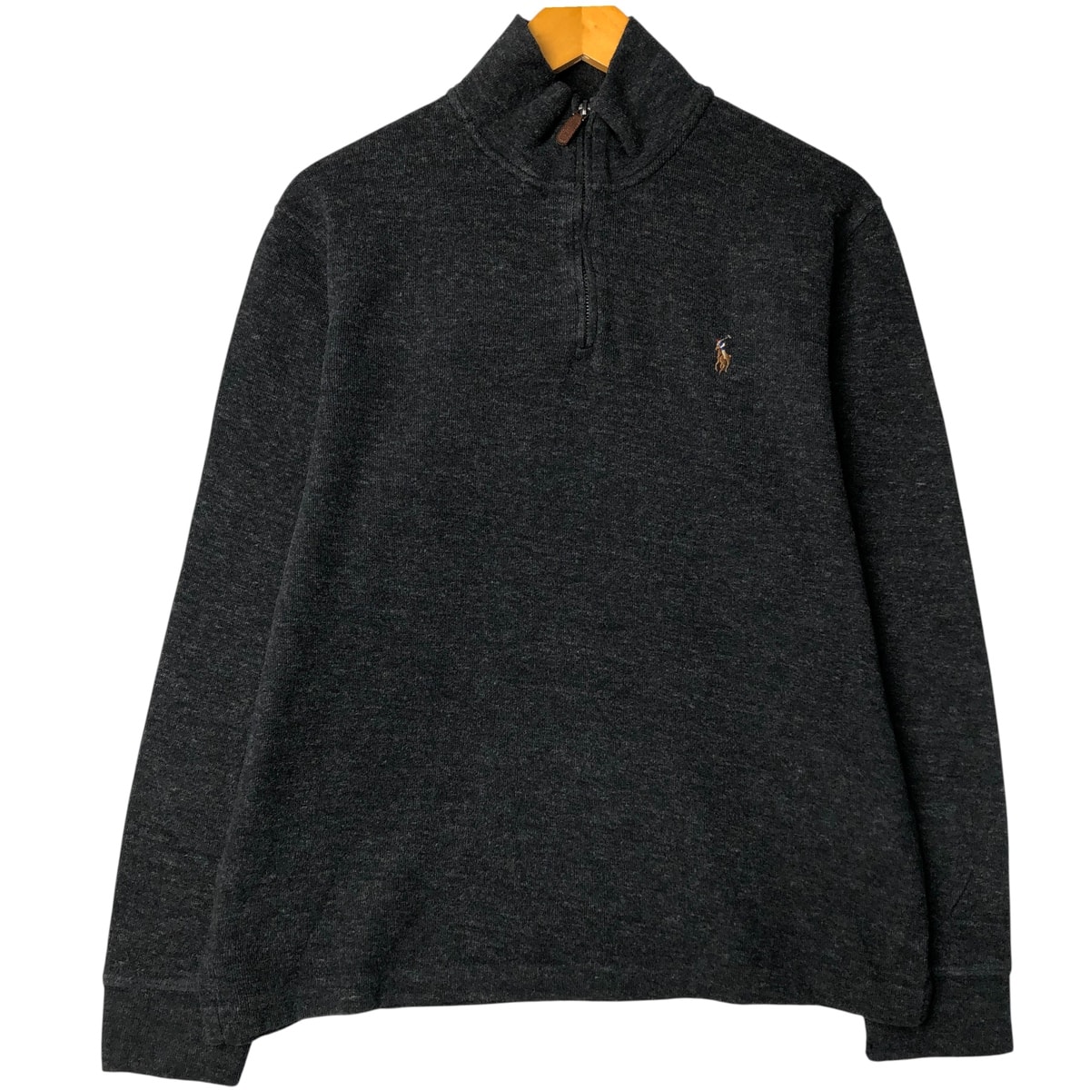 古着 ラルフローレン Ralph Lauren POLO RALPH LAUREN ESTATE RIB ハーフジップスウェットシャツ トレーナー メンズM相当/eaa595656