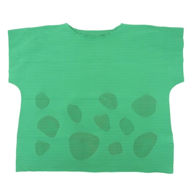 ミー/イッセイミヤケ 美品 SEA GLASS PLEATS トップス レディース グリーン MI54KK261 ―