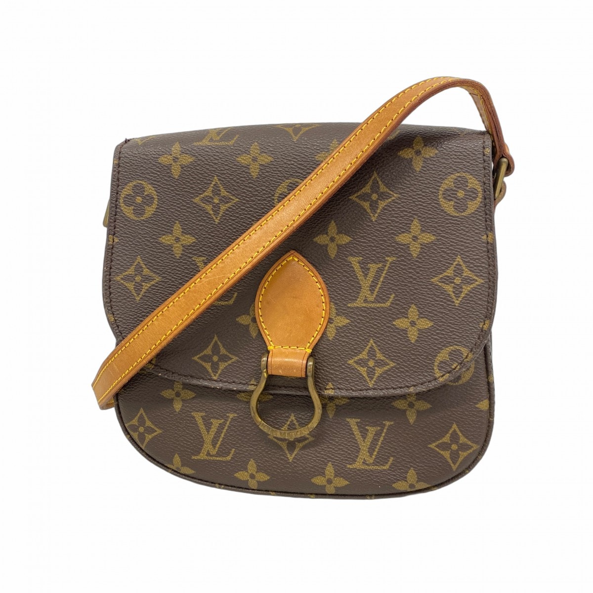 【6dc3024】ルイヴィトン ショルダーバッグ モノグラム サンクルーMM M51243 ブラウン【中古】レディース