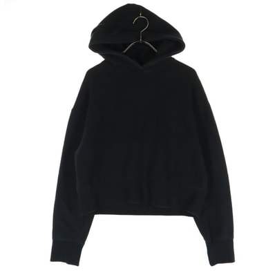 ZARA BASIC ザラベーシック 長袖 裏起毛 パーカー S ブラック