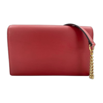 グッチ GUCCI レザー ショルダーバッグ【中古】