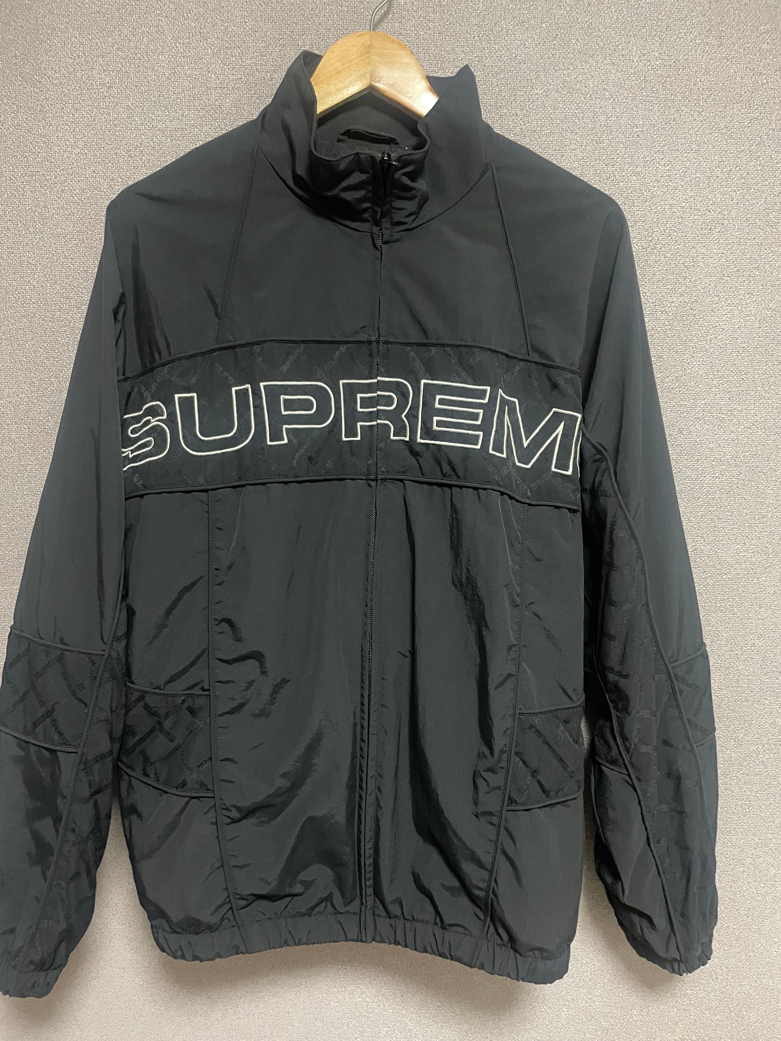 Supreme Jacquard Panel Track Jacket "Black"