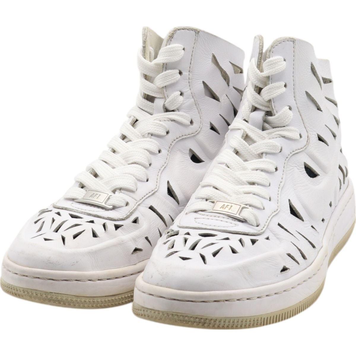 古着 ナイキ NIKE AIR FORCE 1 ULTRA FORCE MID JOLI エア フォース 1 ウルトラ フォース ミッド ジョリ ロゴパッチ スニーカー 不明 レディース23.5cm相当/saa014250