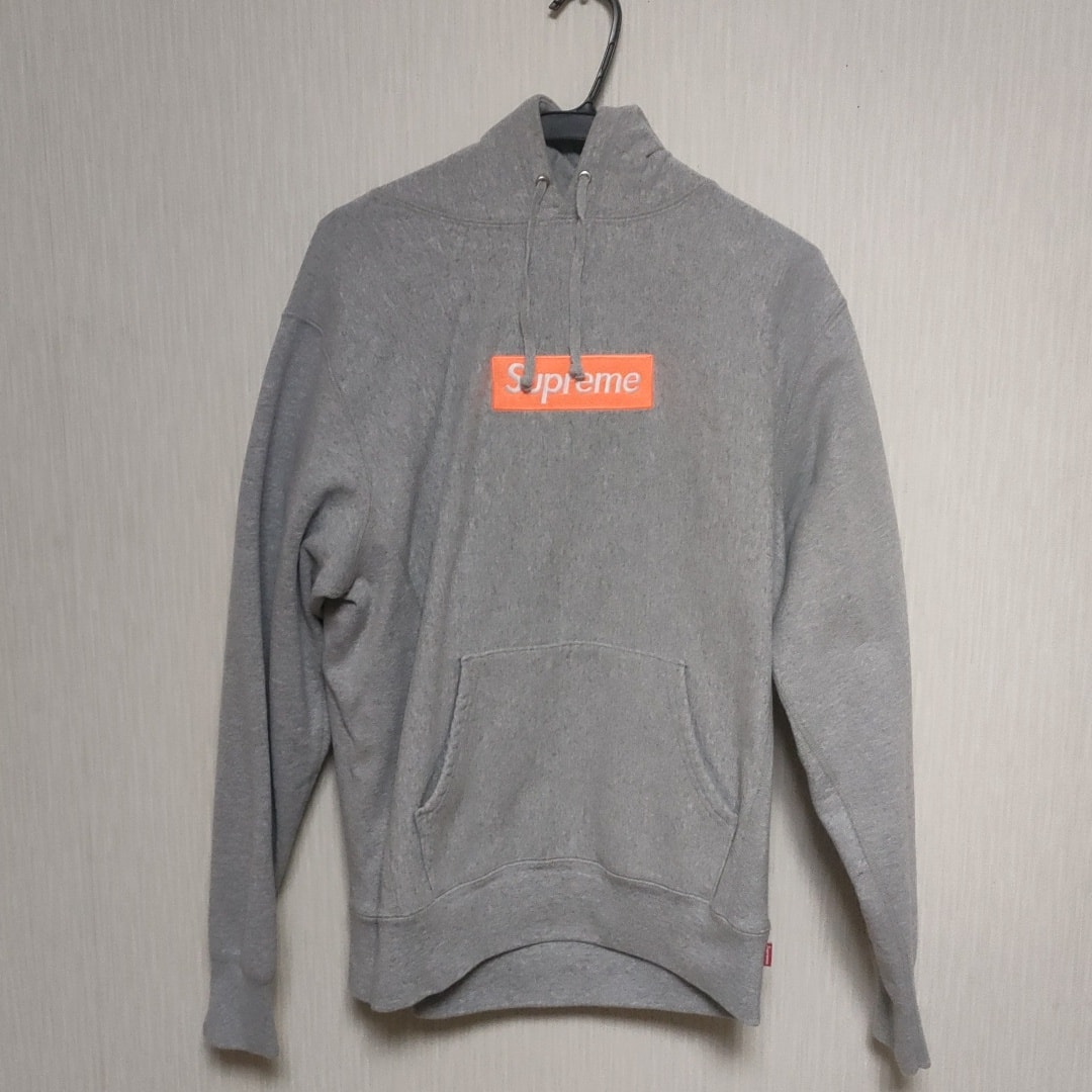 Supreme Box Logo Hooded Sweatshirt "Hether Grey" (17FW)