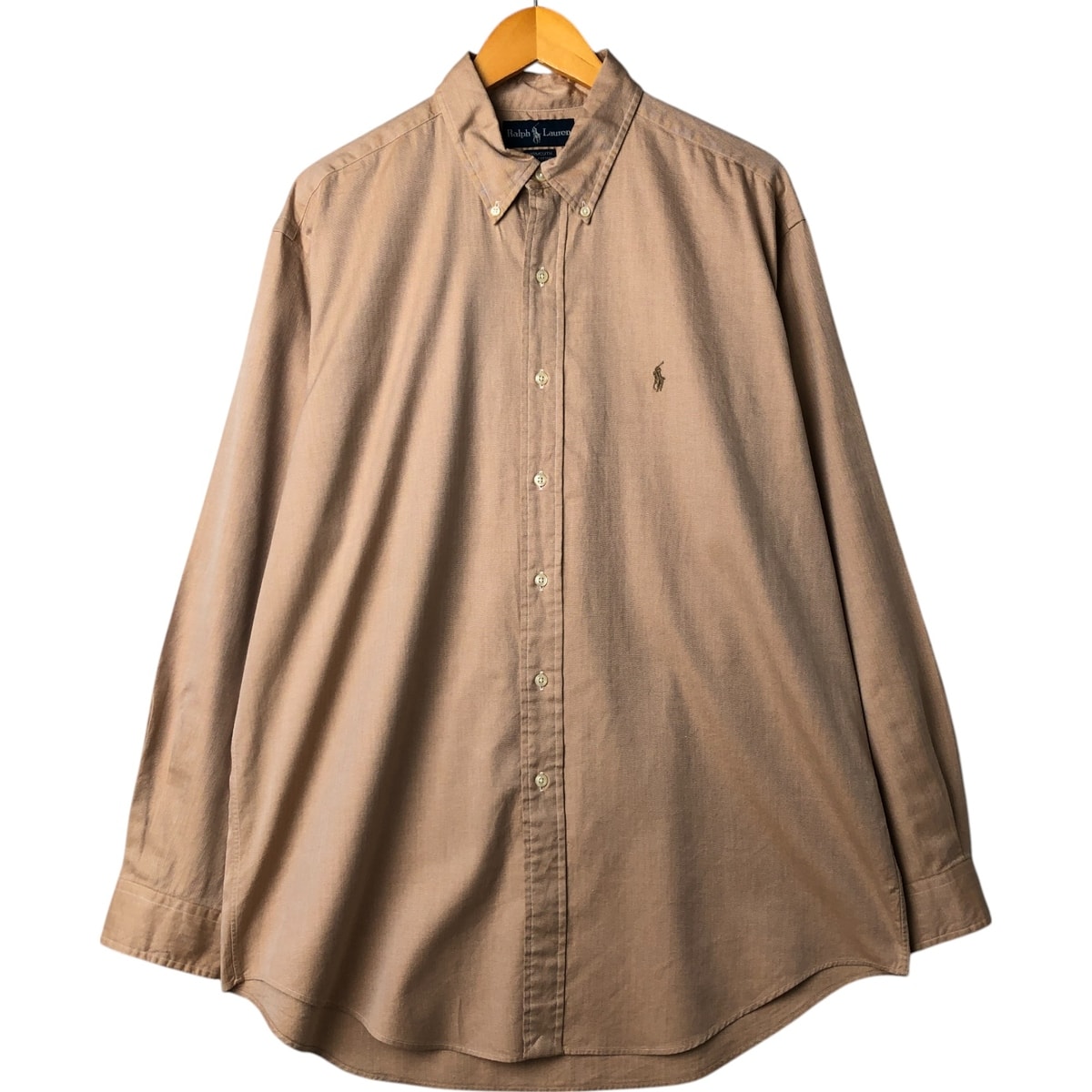 古着 ラルフローレン Ralph Lauren YARMOUTH 長袖 ボタンダウンシャツ メンズL相当/eaa563170