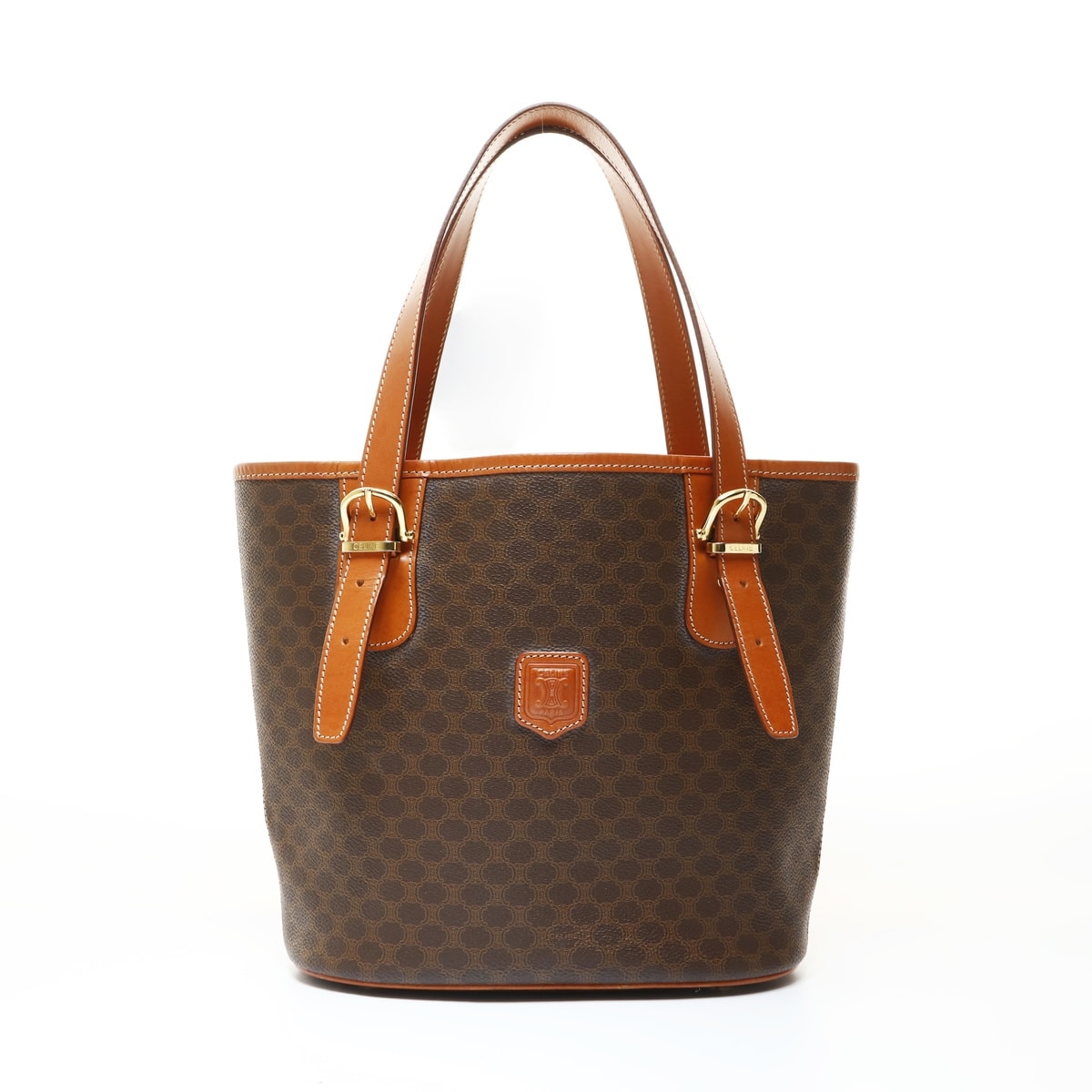 セリーヌ CELINE マカダム PVC ショルダーバッグ【中古】