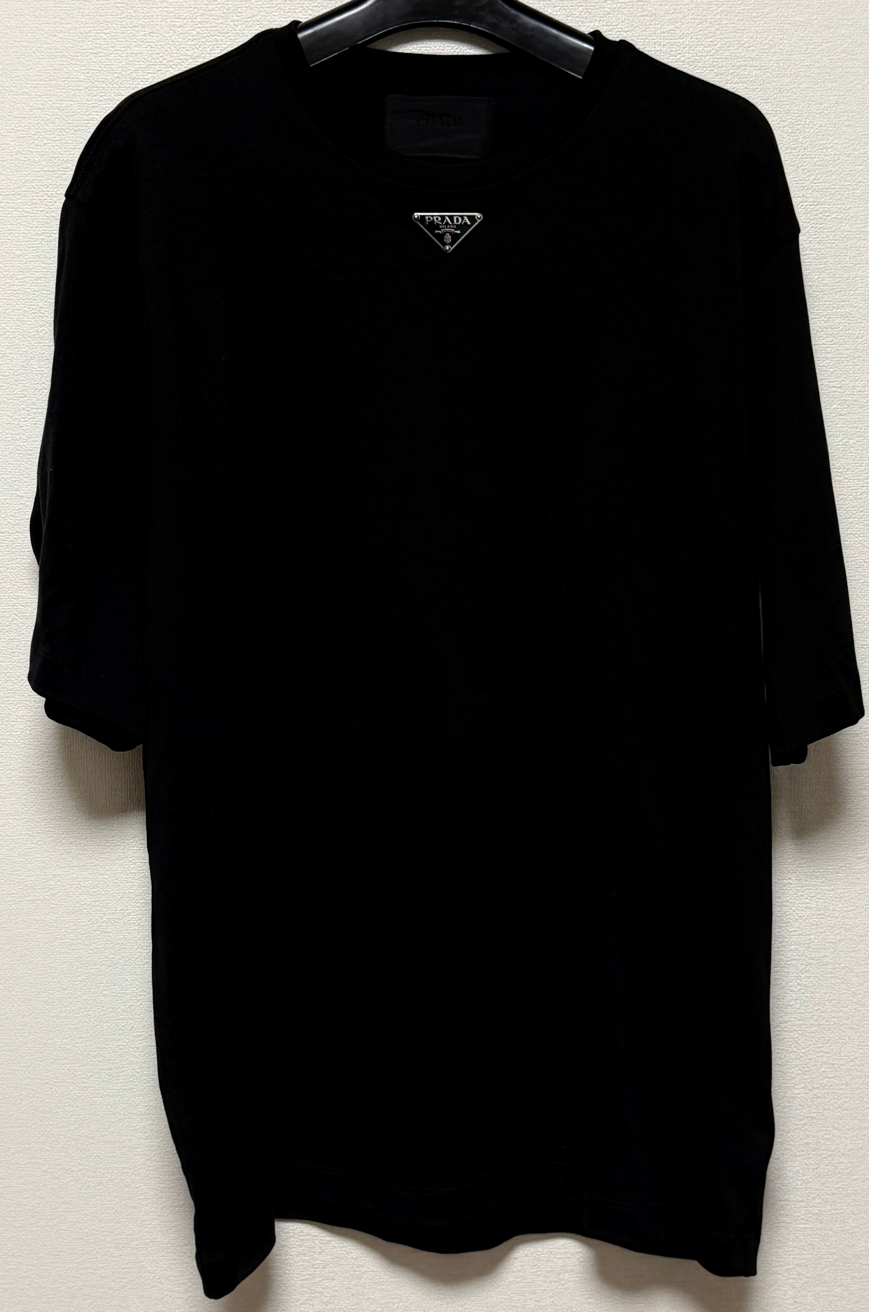 PRADA Cotton T-Shirt "Black"