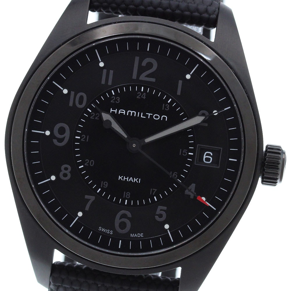 ☆美品 ハミルトン カーキフィールド H684010 メンズ 【中古】