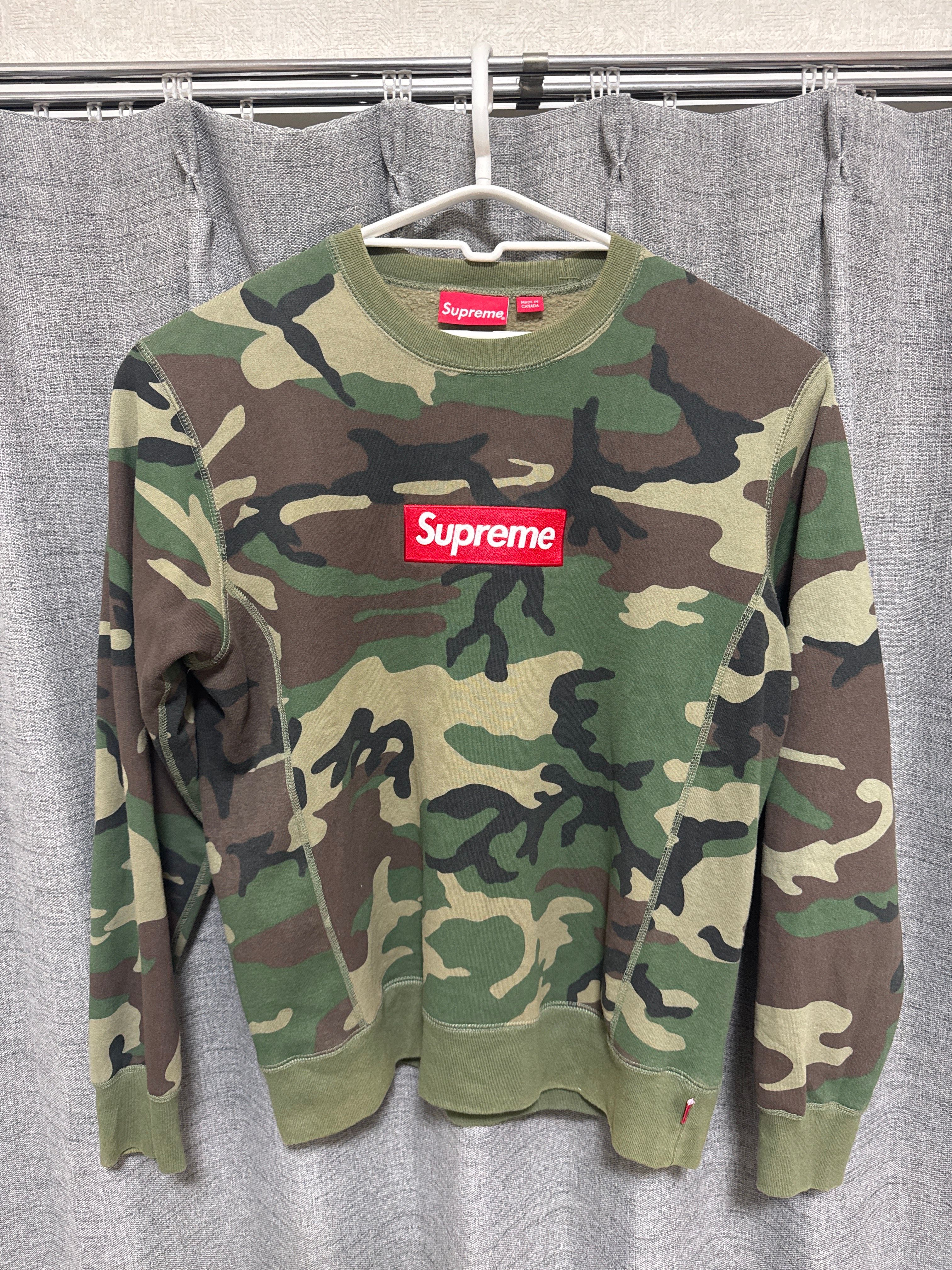 Supreme Box Logo Crewneck "Woodland Camo" (15FW)