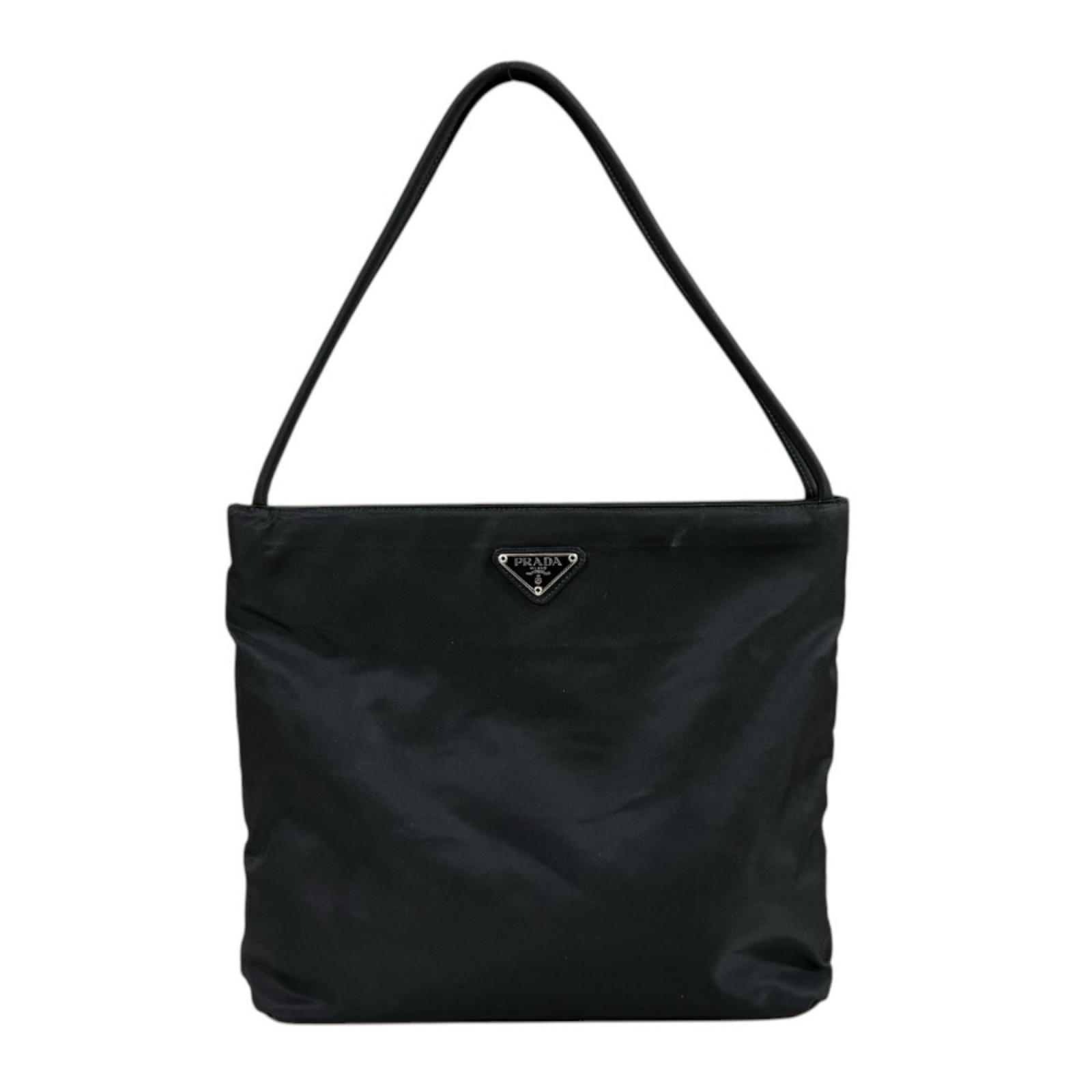 プラダ トートバッグ ナイロン B6242 ブラック レディース PRADA  中古
