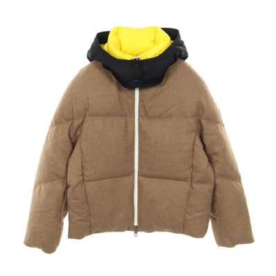 モンクレール MONCLER GENIUS 1 JW ANDERSON STONORY ダウンジャケット 衣料品 アウター ウール ナイロン レディース ベージュ系 / イエロー系 【中古】