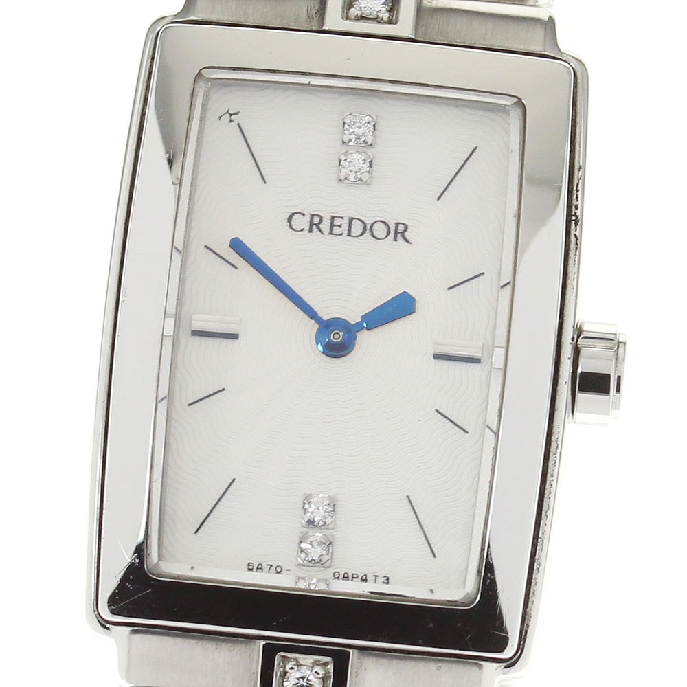 セイコー クレドール アクア 5A70-0AM0 レディース 【中古】