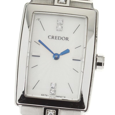 セイコー クレドール アクア 5A70-0AM0 レディース 【中古】