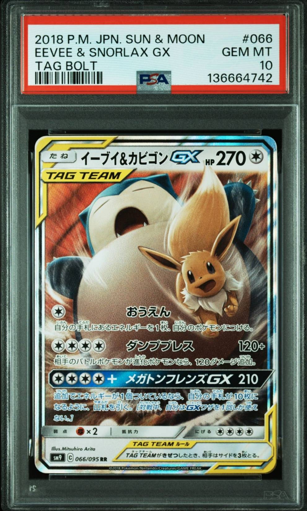 イーブイ&カビゴンGX RR [SM9 066/095](拡張パック「タッグボルト」)