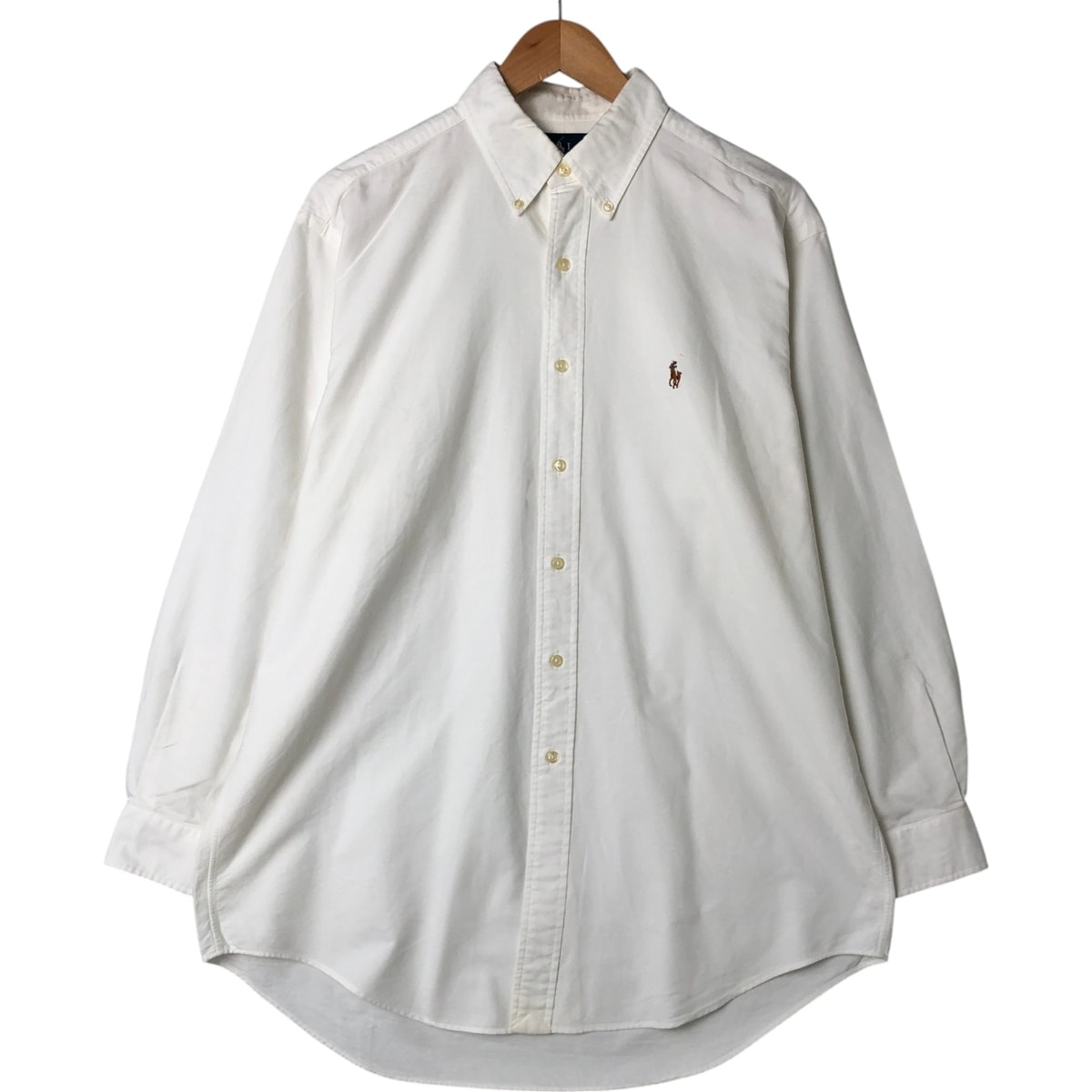古着 ラルフローレン Ralph Lauren CLASSIC FIT 長袖 ボタンダウンシャツ メンズL相当/eaa543780