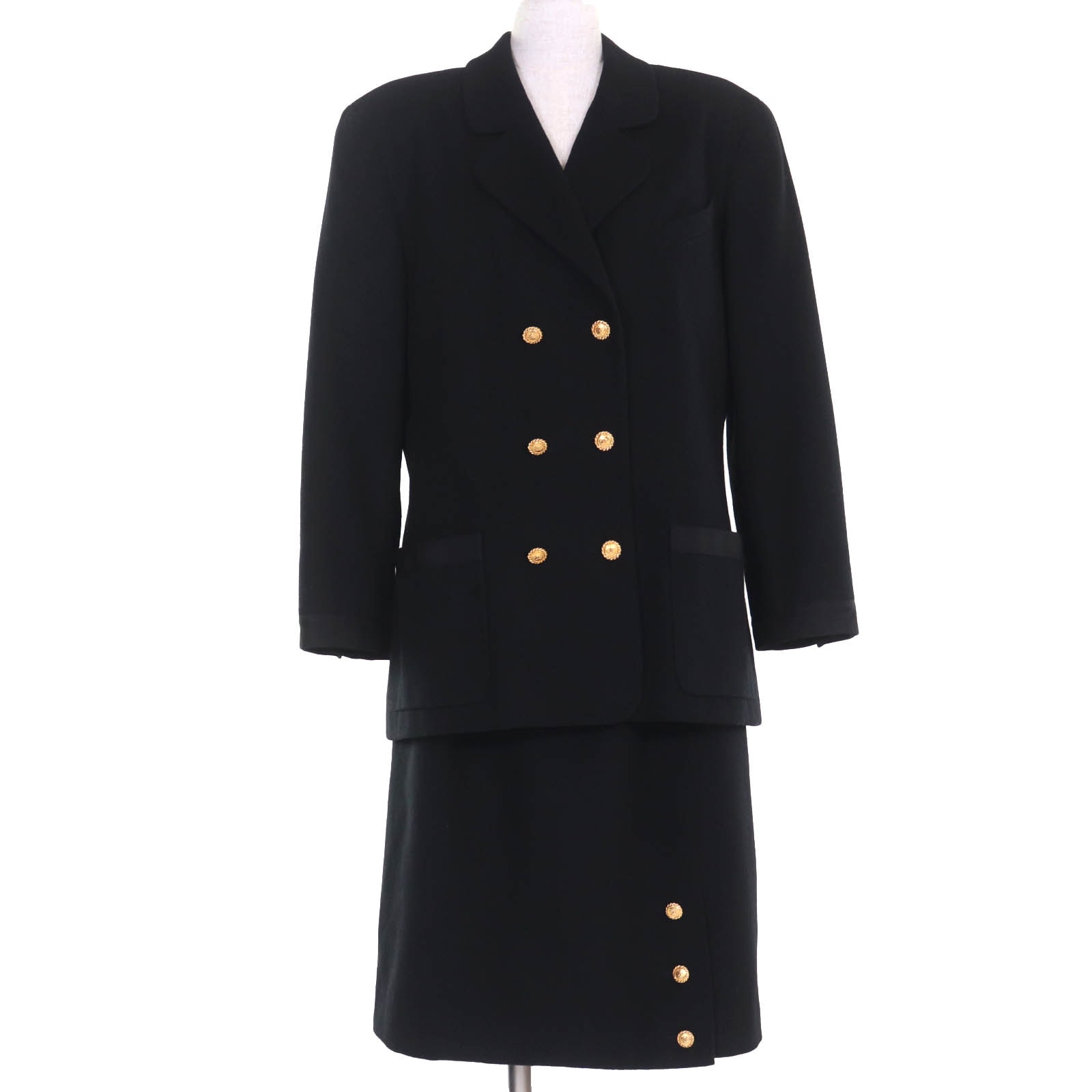 極美品 シャネルブティック
 セットアップ ブラック レディース 44