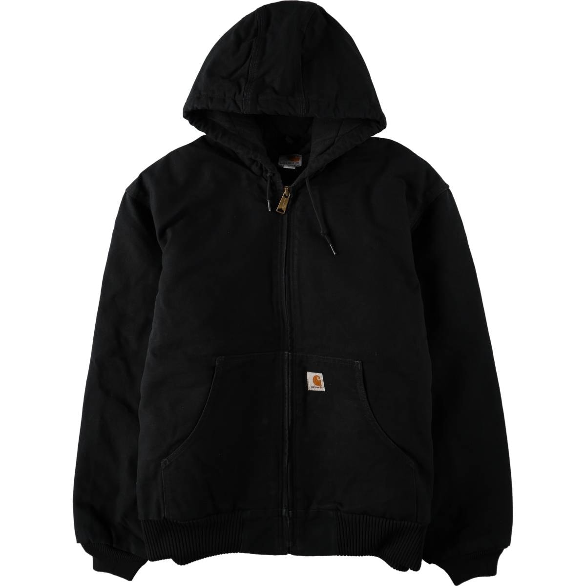 古着 カーハート Carhartt アクティブジャケット 中綿入り ダックフルジップパーカー USA製 メンズXL相当/eaa673765