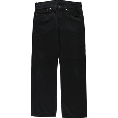古着 リーバイス Levi's 501 ブラックデニム ストレートデニムパンツ メンズw33相当/eaa638369